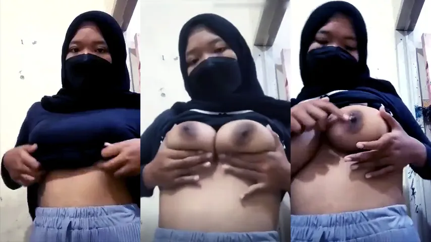 Bokep Indo ABG Hijab Toket Bulat Sange Mendesah