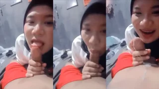 Bokep Indo Hijab Binal Sepong Kontol Pacar Baru